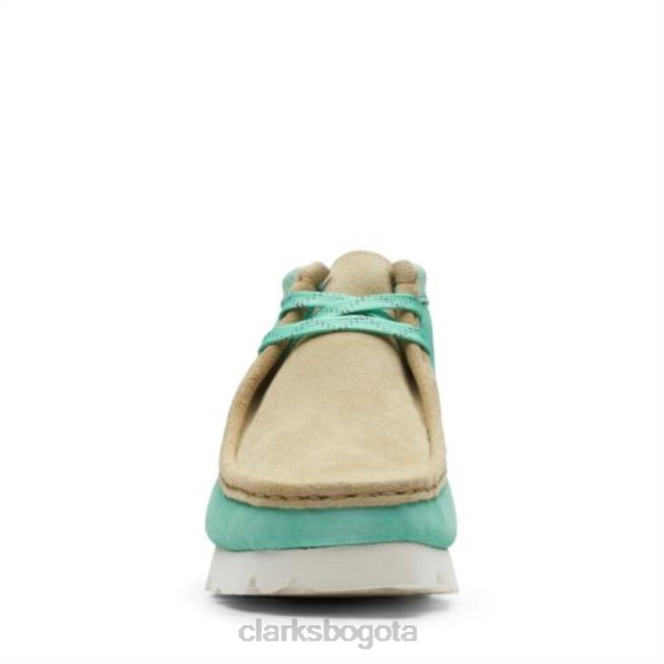 Clarks 0DX8L3960 menta verde clarks wallabee gen mujer menta verde