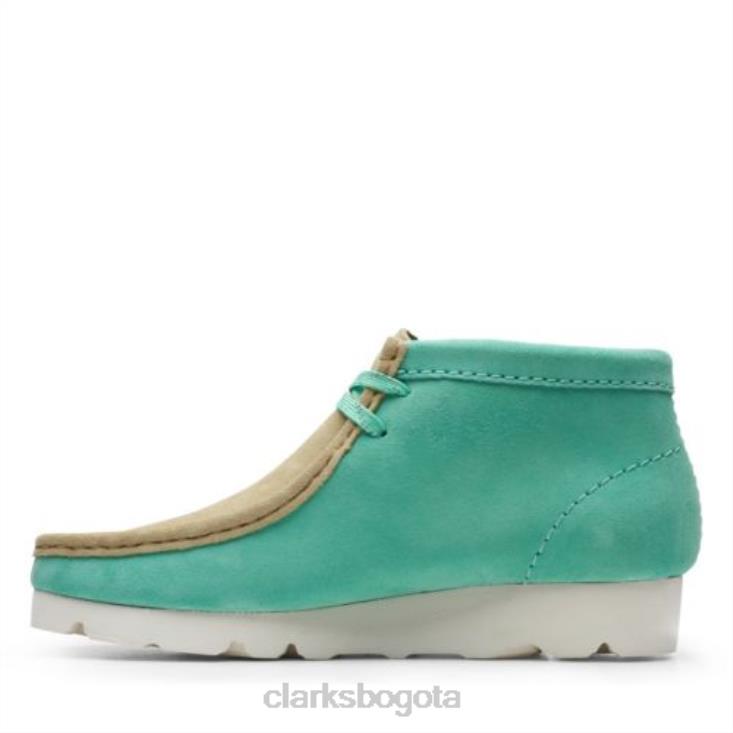 Clarks 0DX8L3960 menta verde clarks wallabee gen mujer menta verde