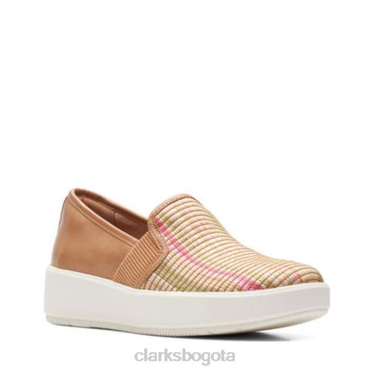 Clarks 0DX8L3966 Clarks combinados color tostado claro Layton Petal mujer combinación bronceado claro