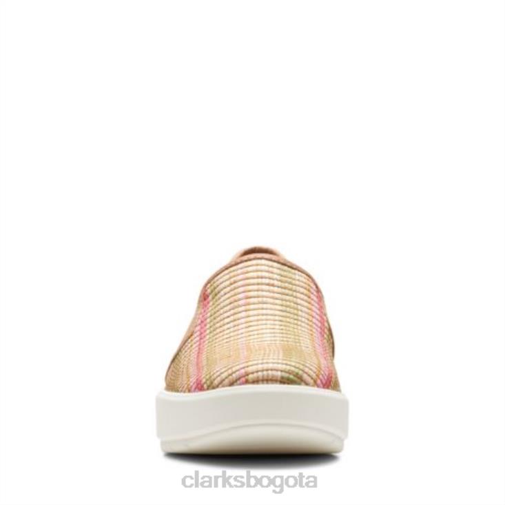 Clarks 0DX8L3966 Clarks combinados color tostado claro Layton Petal mujer combinación bronceado claro