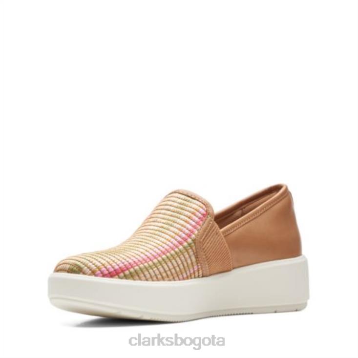 Clarks 0DX8L3966 Clarks combinados color tostado claro Layton Petal mujer combinación bronceado claro