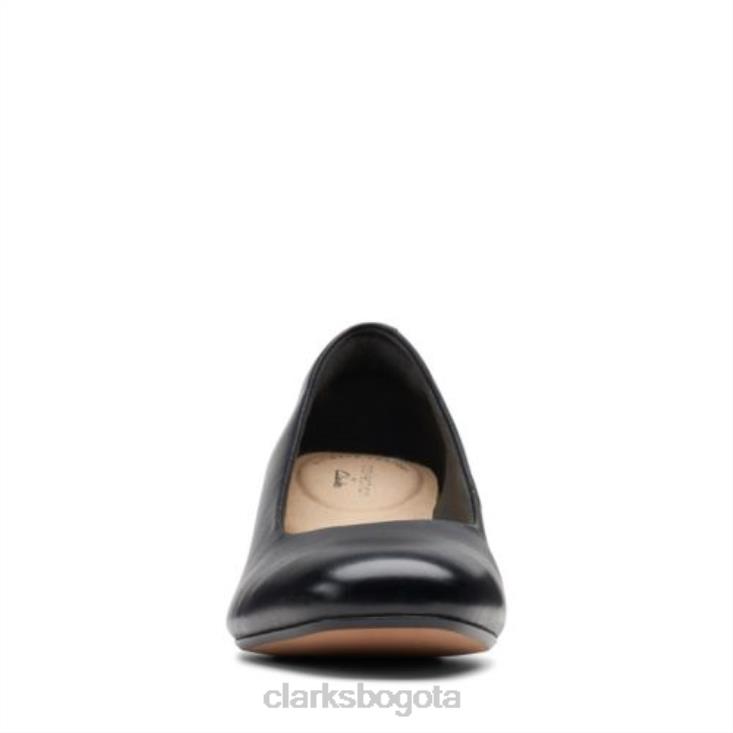 Clarks 0DX8L3967 marilyn leah clarks cuero negro mujer cuero negro