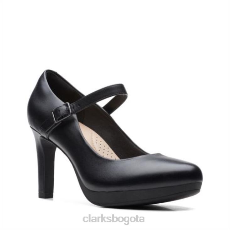 Clarks 0DX8L3968 clarks cuero negro ambir brillo mujer cuero negro