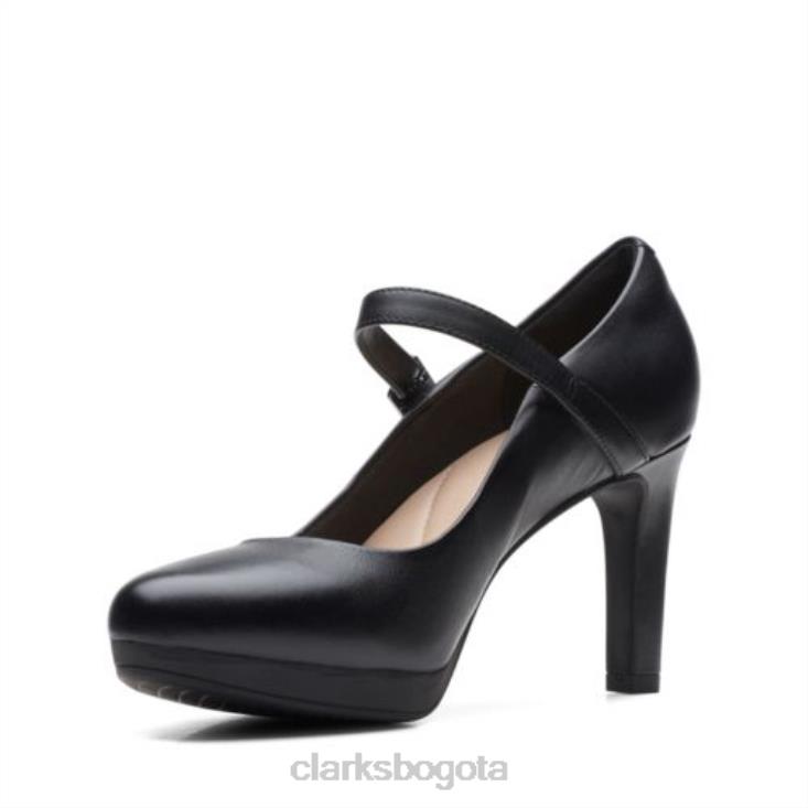 Clarks 0DX8L3968 clarks cuero negro ambir brillo mujer cuero negro