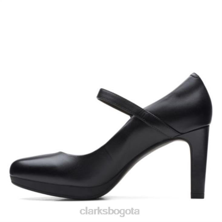 Clarks 0DX8L3968 clarks cuero negro ambir brillo mujer cuero negro
