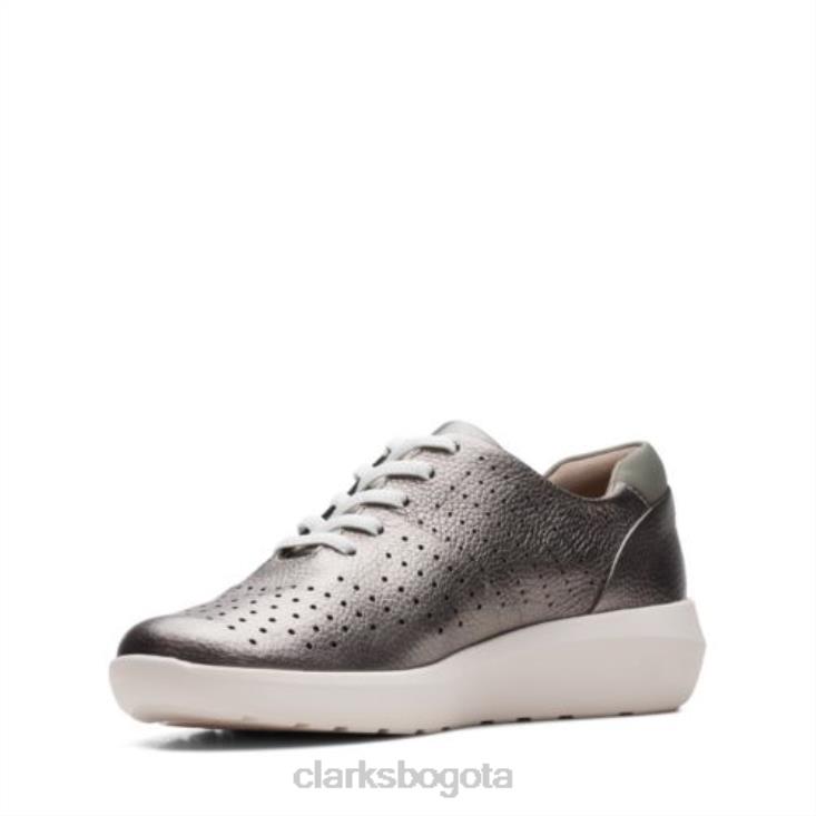 Clarks 0DX8L3978 clarks kayleigh aster cuero peltre mujer cuero peltre