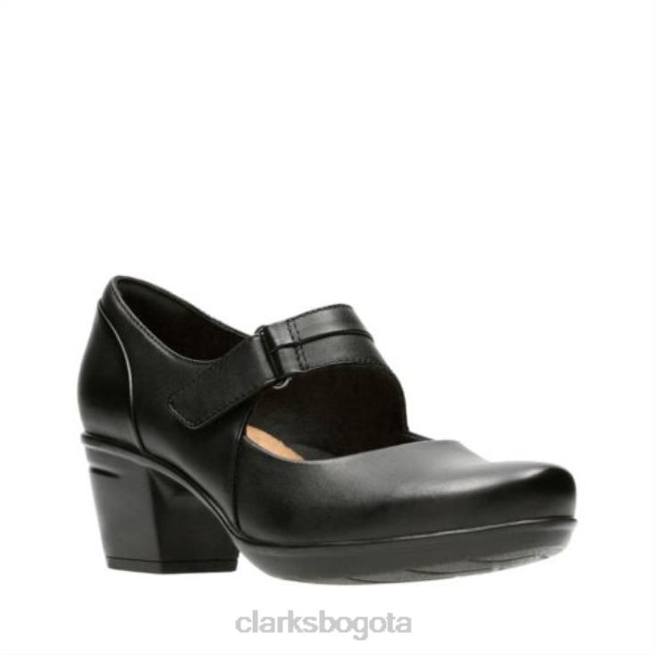 Clarks 0DX8L3982 emslie lulin clarks de cuero negro mujer cuero negro