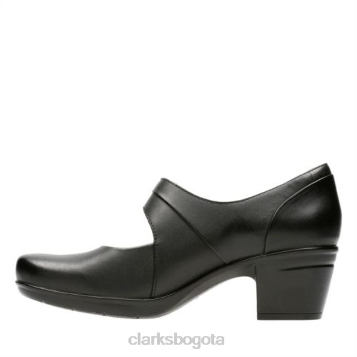 Clarks 0DX8L3982 emslie lulin clarks de cuero negro mujer cuero negro