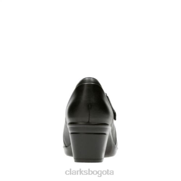 Clarks 0DX8L3982 emslie lulin clarks de cuero negro mujer cuero negro