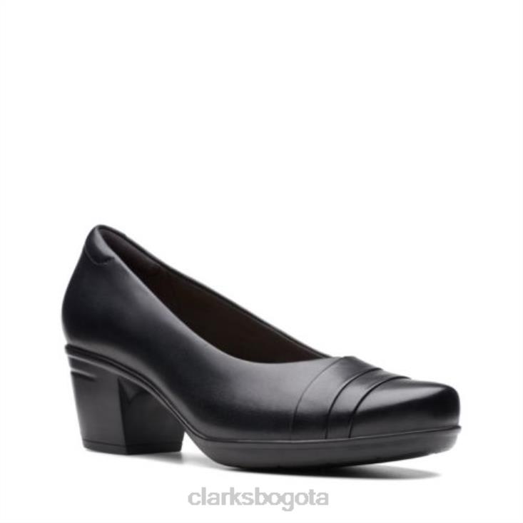 Clarks 0DX8L3983 emslie mae clarks cuero negro mujer cuero negro