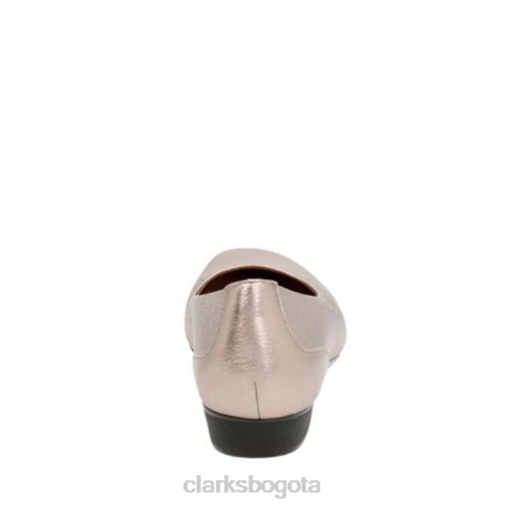 Clarks 0DX8L3984 clarks blanche garryn dorado metalizado mujer oro metalizado