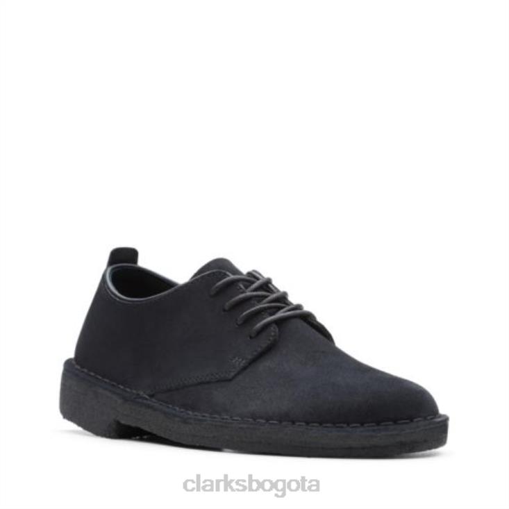 Clarks 0DX8L3992 clarks ante negro desert london mujer ante negro