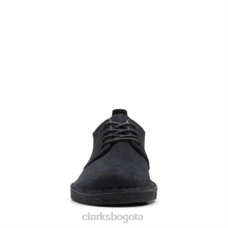 Clarks 0DX8L3992 clarks ante negro desert london mujer ante negro