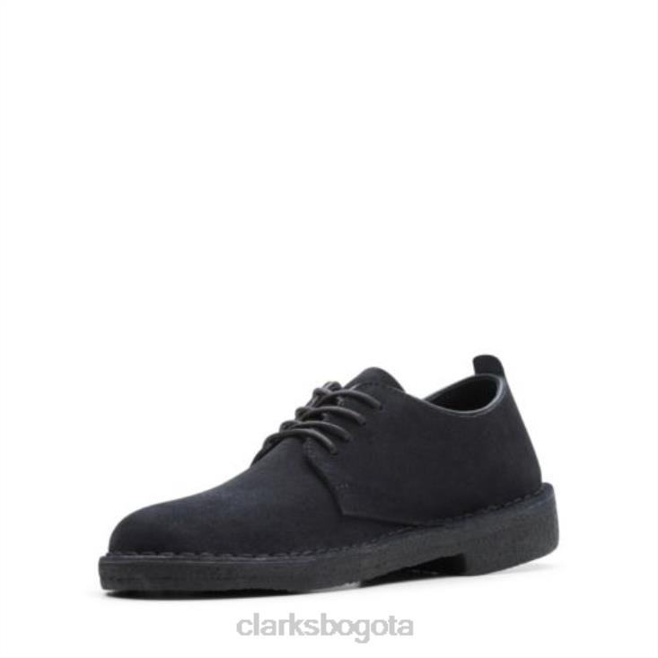 Clarks 0DX8L3992 clarks ante negro desert london mujer ante negro