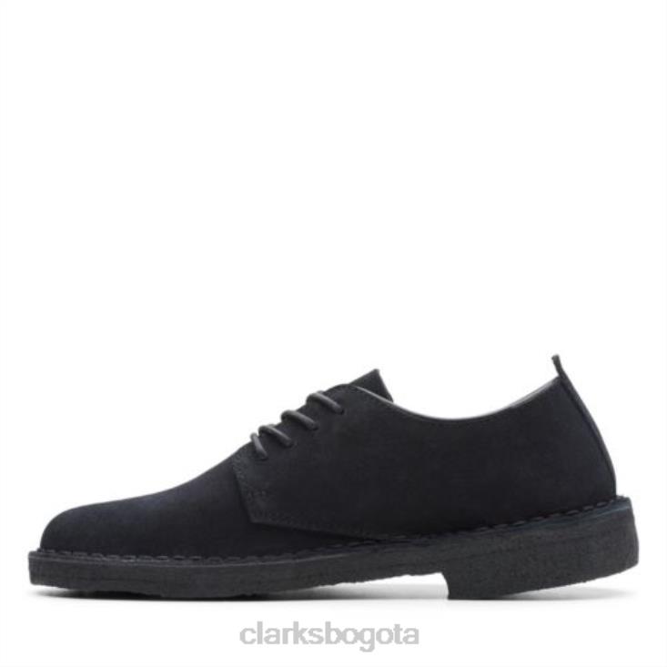 Clarks 0DX8L3992 clarks ante negro desert london mujer ante negro