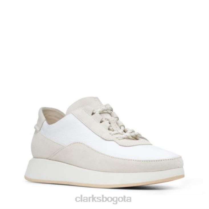 Clarks 0DX8L3993 clarks combi kiowa pace blanco mujer combinación blanca