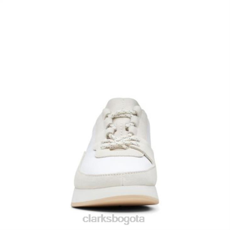 Clarks 0DX8L3993 clarks combi kiowa pace blanco mujer combinación blanca