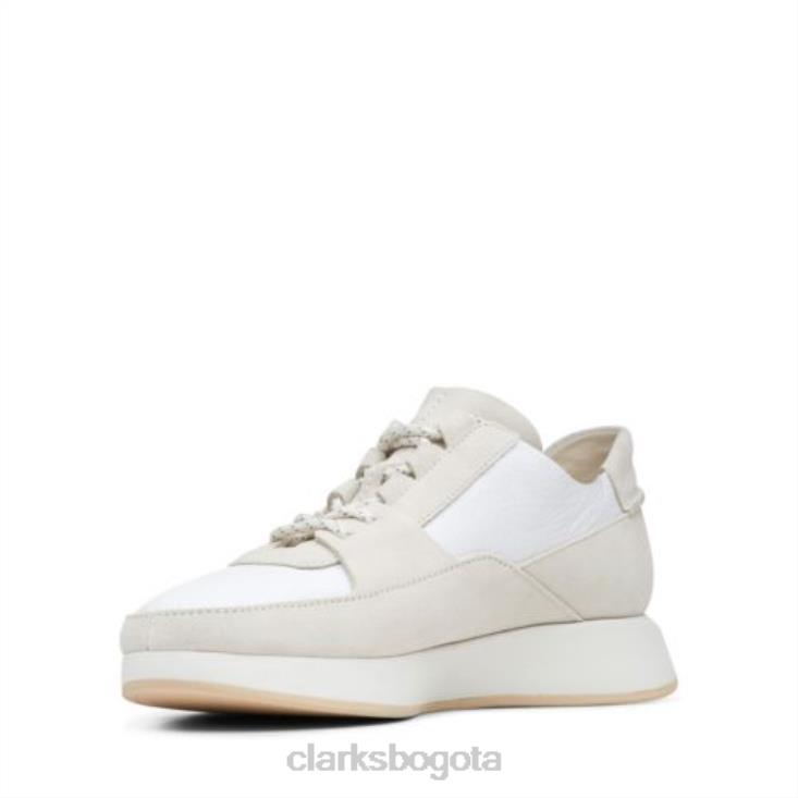 Clarks 0DX8L3993 clarks combi kiowa pace blanco mujer combinación blanca