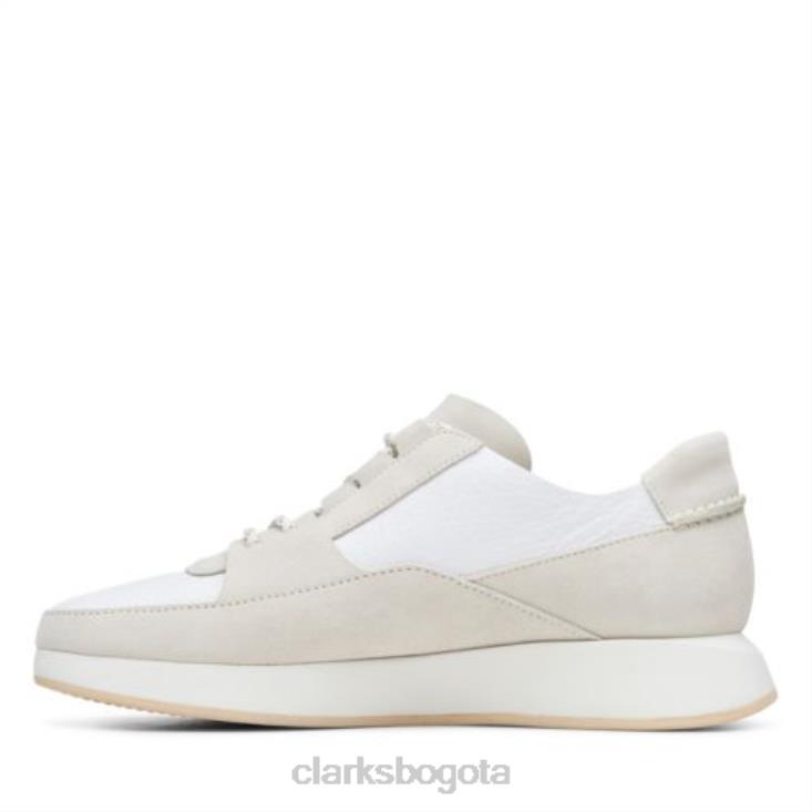Clarks 0DX8L3993 clarks combi kiowa pace blanco mujer combinación blanca