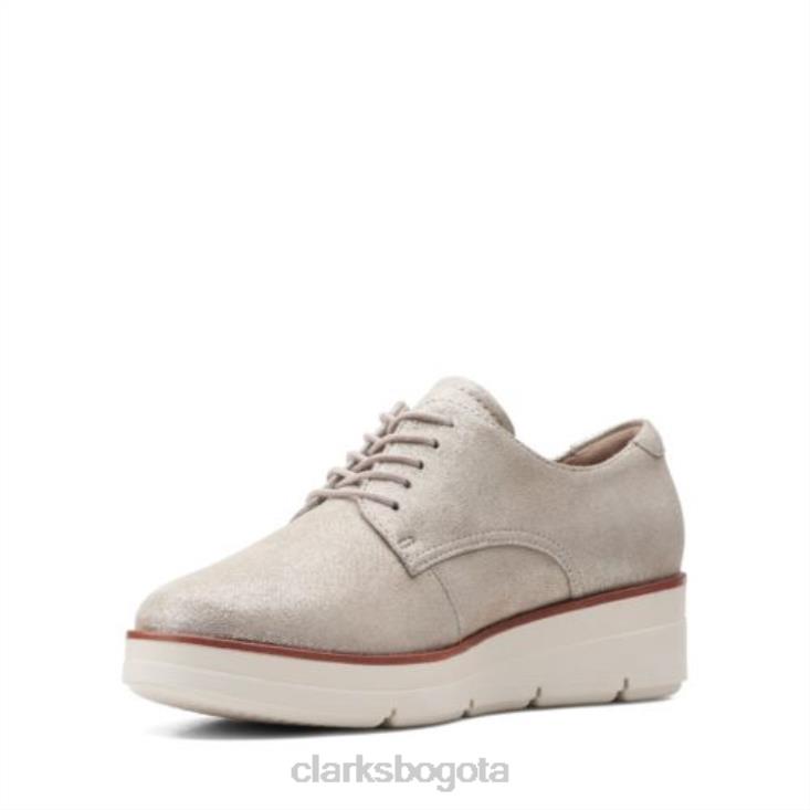 Clarks 0DX8L3998 clarks de piedra shaylace mujer piedra