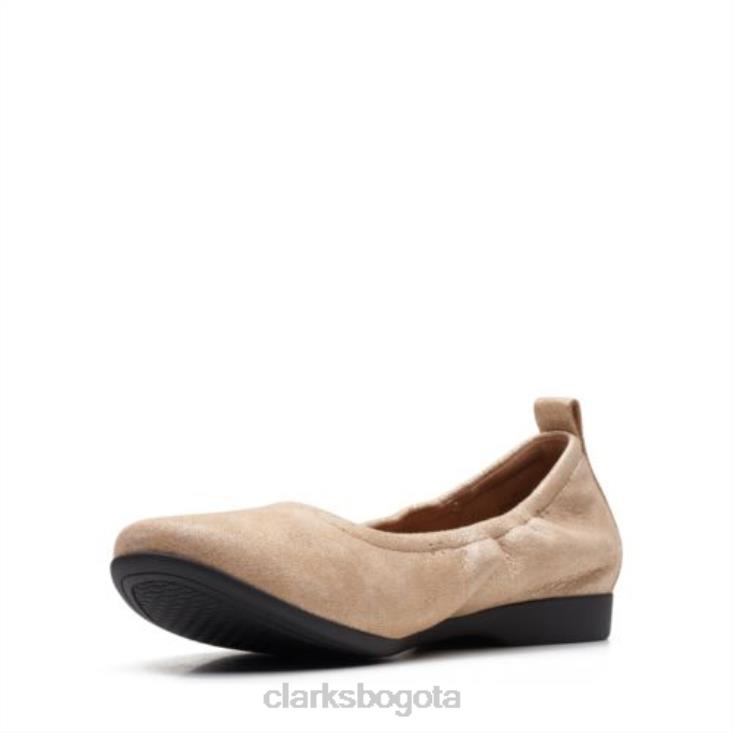 Clarks 0DX8L3999 un darcey vibe clarks dorado metálico mujer oro metalizado