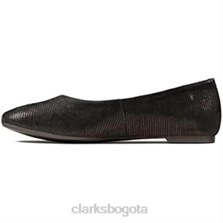 Clarks 0DX8L40 Black Interest Black Interest bailarinas Grace Lily de Clarks para mujer mujer interés negro interés negro