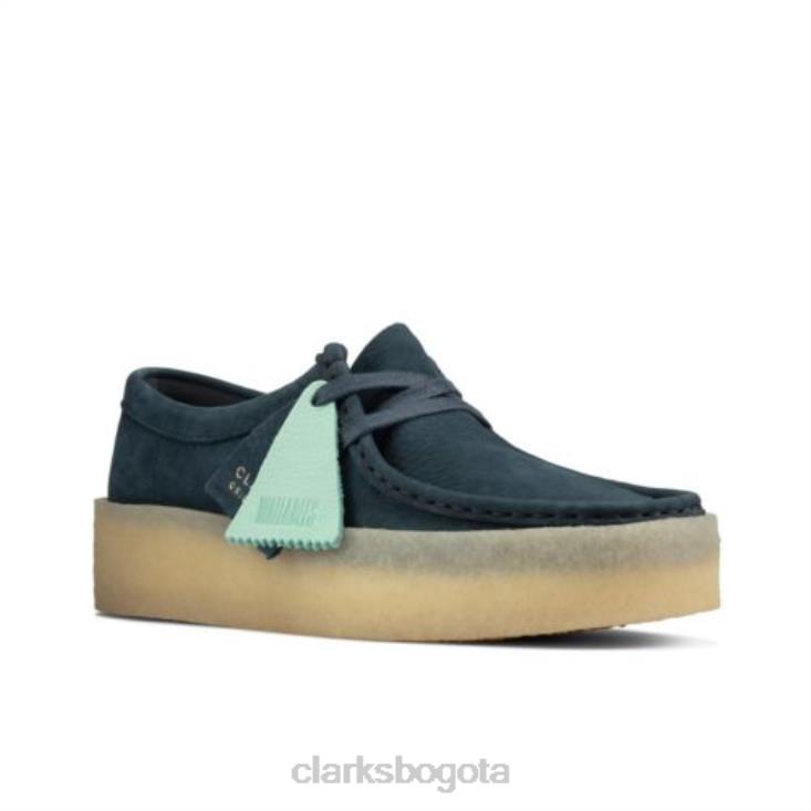 Clarks 0DX8L4000 taza clarks wallabee de nubuck azul mujer nubuck azul