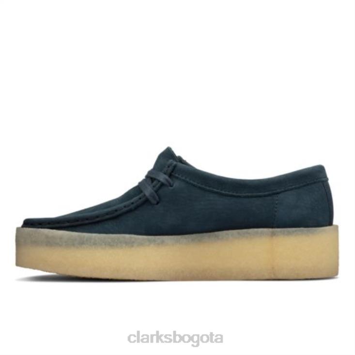 Clarks 0DX8L4000 taza clarks wallabee de nubuck azul mujer nubuck azul