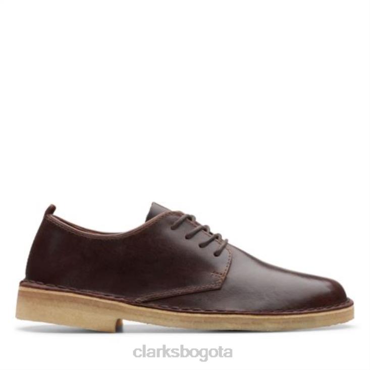 Clarks 0DX8L4001 clarks castaño cuero desierto londres mujer cuero castaño