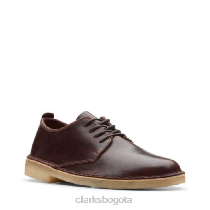 Clarks 0DX8L4001 clarks castaño cuero desierto londres mujer cuero castaño