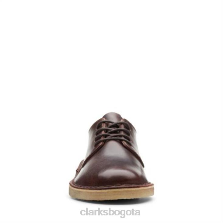 Clarks 0DX8L4001 clarks castaño cuero desierto londres mujer cuero castaño