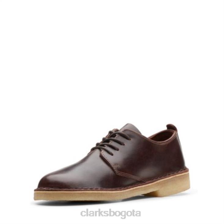 Clarks 0DX8L4001 clarks castaño cuero desierto londres mujer cuero castaño