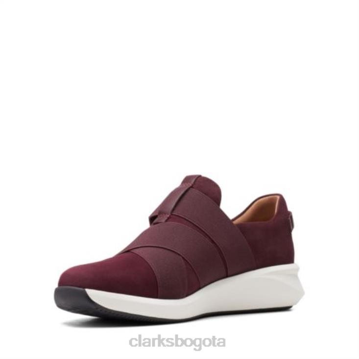 Clarks 0DX8L4008 correa clarks un rio de ante burdeos mujer ante burdeos