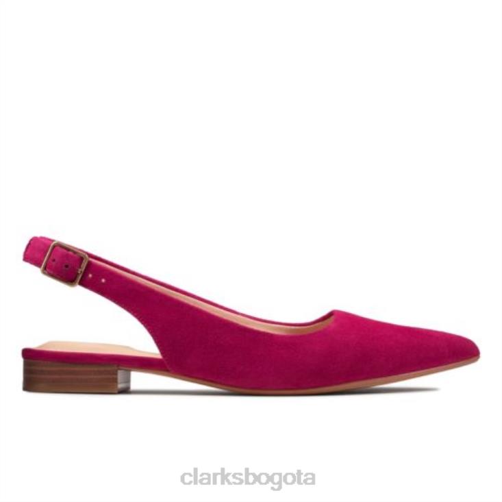 Clarks 0DX8L4014 clarks laina 15 sling ante fucsia mujer gamuza fucsia