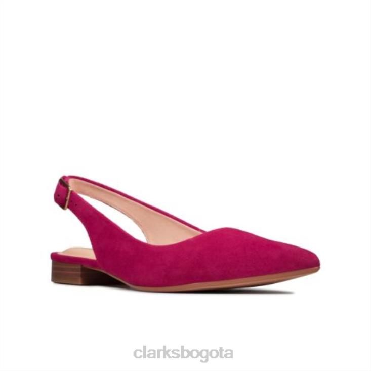 Clarks 0DX8L4014 clarks laina 15 sling ante fucsia mujer gamuza fucsia