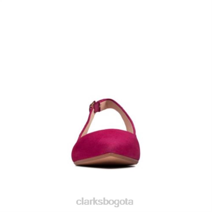 Clarks 0DX8L4014 clarks laina 15 sling ante fucsia mujer gamuza fucsia