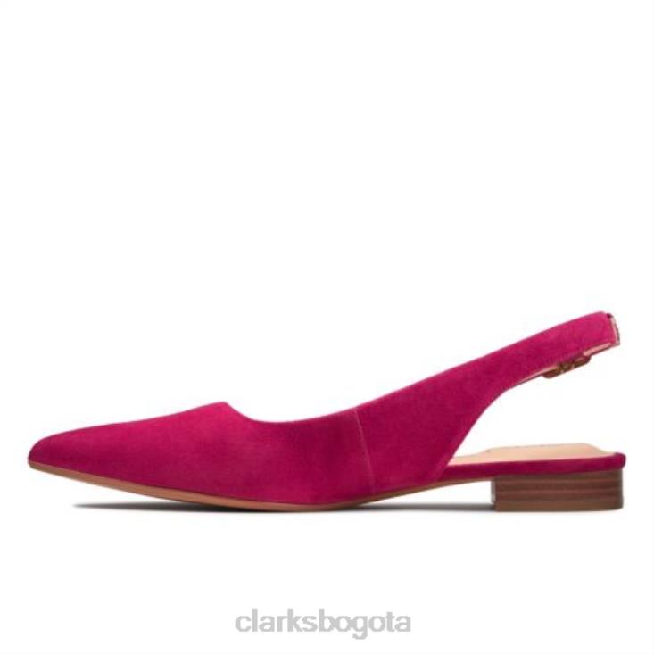 Clarks 0DX8L4014 clarks laina 15 sling ante fucsia mujer gamuza fucsia