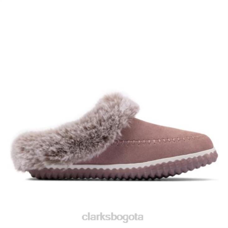 Clarks 0DX8L4015 casa 2 clarks suaves ante rosa mujer gamuza rosa