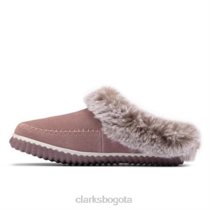 Clarks 0DX8L4015 casa 2 clarks suaves ante rosa mujer gamuza rosa