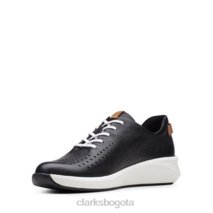 Clarks 0DX8L4021 corbata clarks un rio cuero negro mujer cuero negro