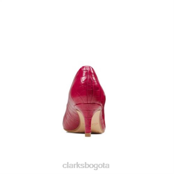 Clarks 0DX8L4023 laina 55 court clarks cocodrilo fucsia mujer cocodrilo fucsia