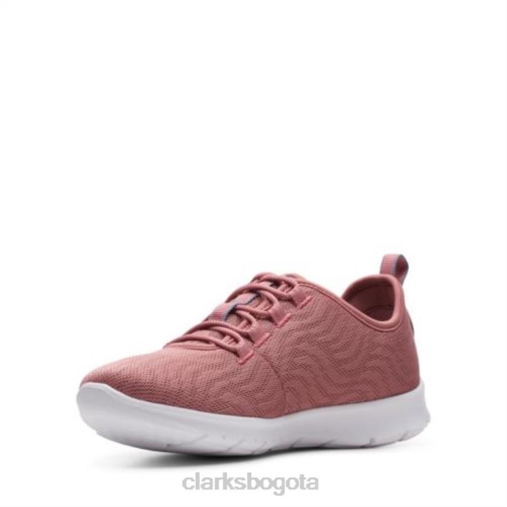 Clarks 0DX8L4028 malva rosa malla paso allena go clarks mujer malla rosa malva