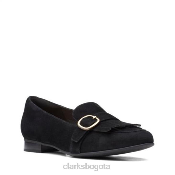 Clarks 0DX8L4029 un blush fama clarks ante negro mujer ante negro