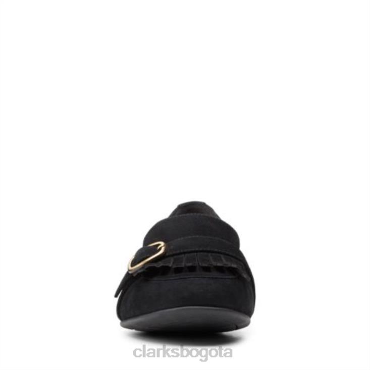 Clarks 0DX8L4029 un blush fama clarks ante negro mujer ante negro