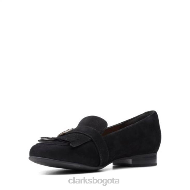 Clarks 0DX8L4029 un blush fama clarks ante negro mujer ante negro