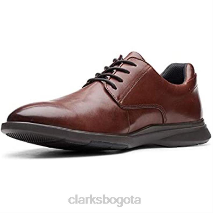 Clarks 0DX8L403 zapatos clarks un lipari park para hombre de cuero mahoga ny hombres cuero caoba
