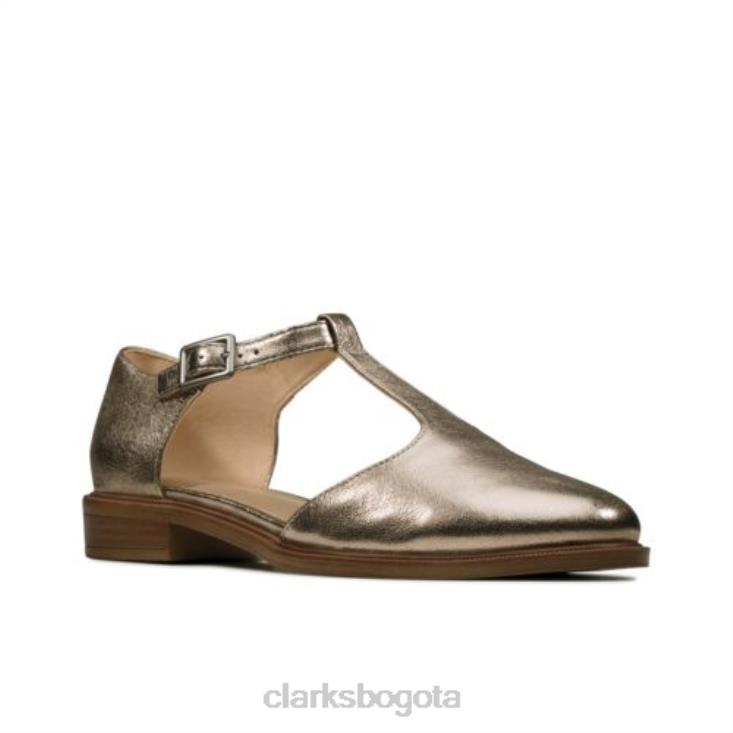 Clarks 0DX8L4030 clarks metalizados taylor palm piedra mujer piedra metalica