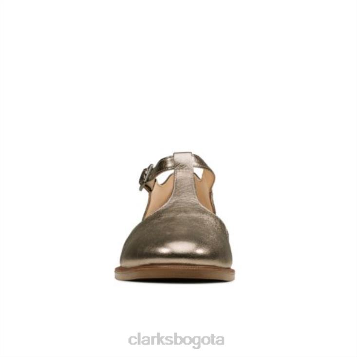 Clarks 0DX8L4030 clarks metalizados taylor palm piedra mujer piedra metalica