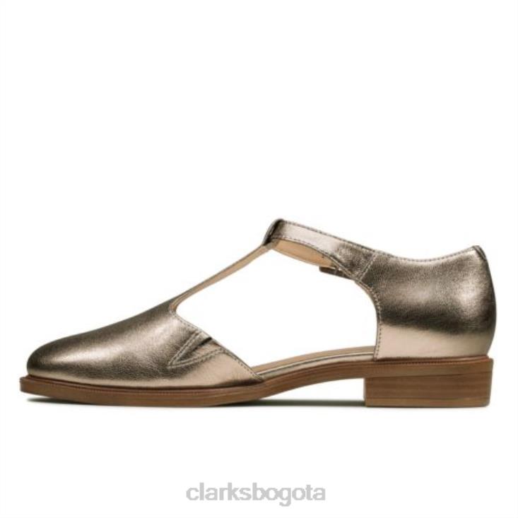 Clarks 0DX8L4030 clarks metalizados taylor palm piedra mujer piedra metalica