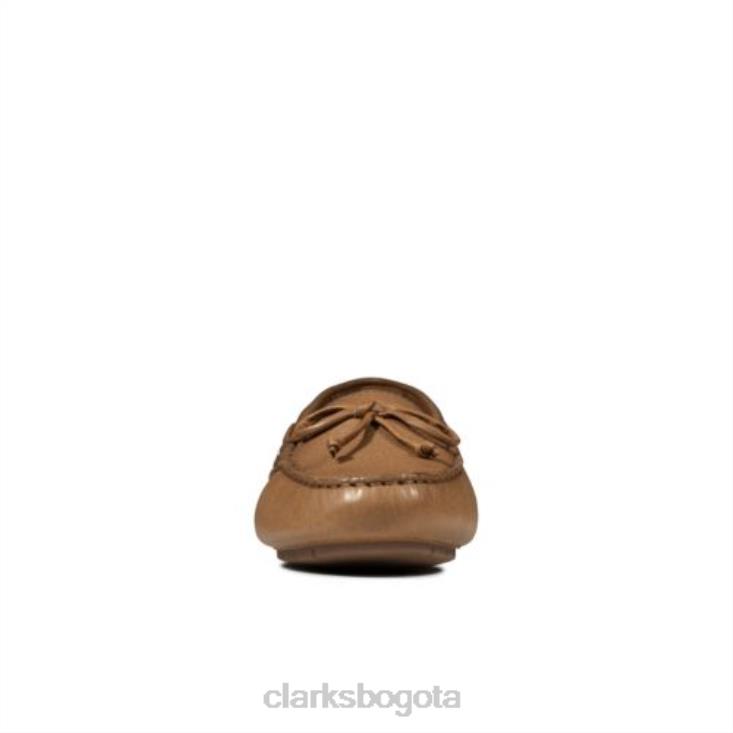 Clarks 0DX8L4031 c mocc barco clarks cuero bronceado mujer cuero marrón